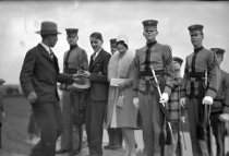 SVA honor guard & celebrities(?)